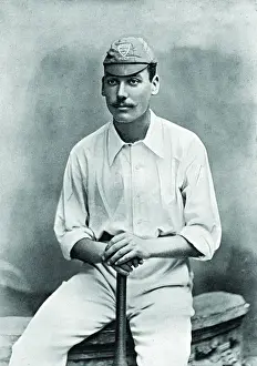 Historical Cricket Images Drucke: Cricketer, Tate