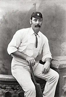 Vintage Cricket Photographs UK Drucke: Cricketer, Ulyett
