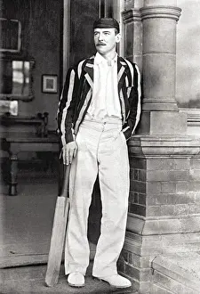 Sport History Images Drucke: Cricketer, Webbe