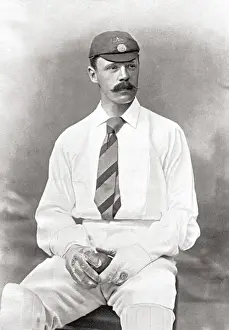 Vintage Cricket Players Drucke: Cricketer, Wynyard