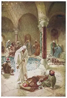 New Testament Art Prints Drucke: Cripple Healed