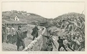 Bauer von Lewis protestieren