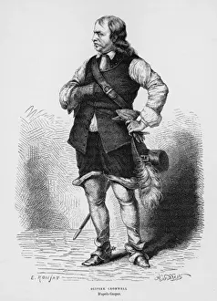 17th Century Statesman Drucke: Cromwell / Cooper