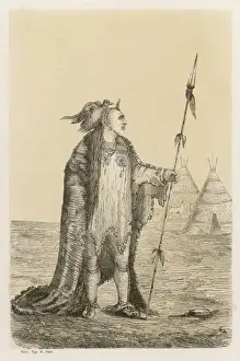 Indigenous Peoples Art Drucke: CROW CHIEF