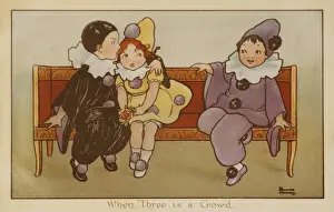 Florence Hardy Art Drucke: When Three is a Crowd by Florence Hardy
