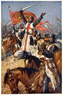 Kreuzritter nahe Jerusalem