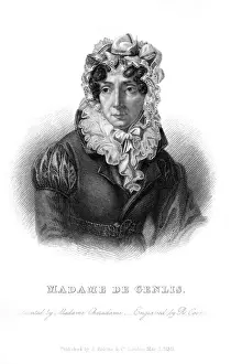 French Writer History Drucke: Ctesse De Genlis (Old)