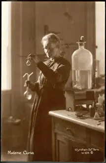 Physiker Drucke: Curie, Marie und Pierre 1867-1934