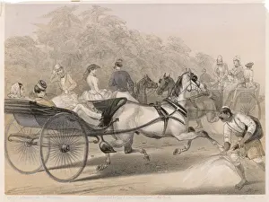 Victorian Era Street Scene Drucke: CURRY&RICE / THE MALL