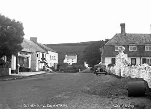 Early 1900s Motor Car Images Drucke: Cushendun, Co. Antrim