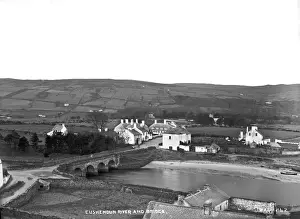 Northern Ireland River Scenes Drucke: Cushendun River and Bridge