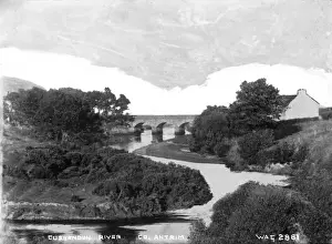 Early 1900s Photography NI Drucke: Cushendun River, Co. Antrim