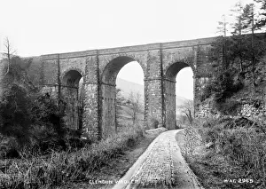 Early 1900s Landscape Photography Drucke: Cushendun Viaduct