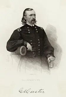 Drucke von Georg A Custer amerikanischer Soldat wahrscheinlich um 1863 Schlacht Von Gettysburg Drucke: Kuster (1839-1876)