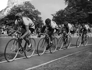 Vintage Bicycle Racing Images Drucke: Cycle racing event