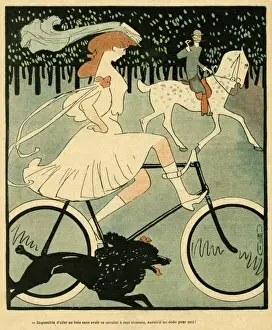 Young Cyclist Drucke: Cyclist in the Bois