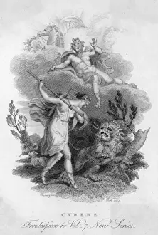 Classical Mythological Art Drucke: Cyrene and Proteus