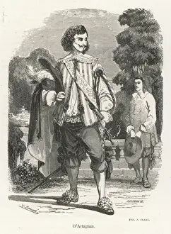 19th Century French Art Drucke: D ARTAGNAN / DUMAS / C19TH
