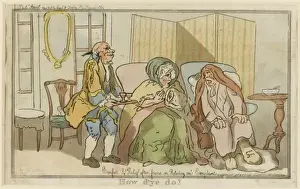 Historical Greeting Cards Drucke: HOW D YE DO?