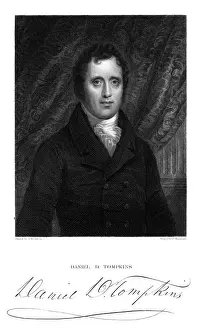 US History Figures Drucke: Daniel D Tompkins