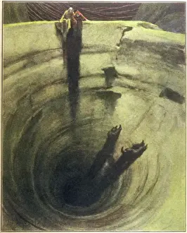 Dante Alighieri Illustrations Drucke: Dante in Hell