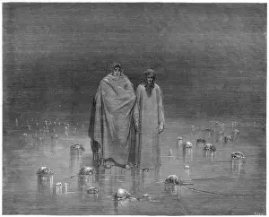 Dante und Vergil im Hölle
