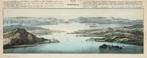 19th Century Maps Drucke: Dardanelles