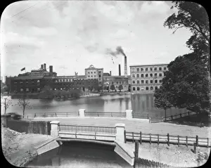 Lantern Slide Prints Drucke: Daren Bread Mill