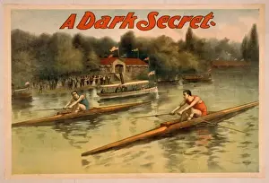 Rowing Boat Artwork Drucke: A dark secret