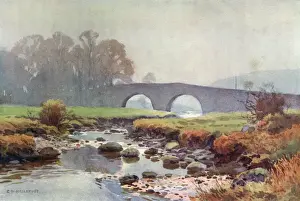 Drucke von Zwei Brücken, Devon Datum: circa 1910 Zwei Brücken Drucke: Dartmoor - Two Bridges