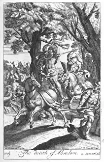Bible Illustrations Online Drucke: David Absalom Samel