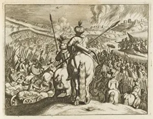 David angreift Ammoniten