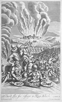 David flieht nach dem König Asa in die Flucht.