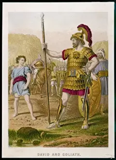 Christian Art Prints Online Drucke: David / Goliath (Kronheim)