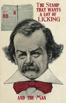 Historical Figures UK Drucke: David Lloyd George - postcard