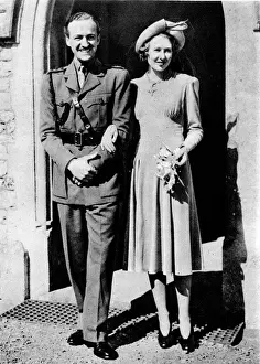 David Niven und Primula Rollo