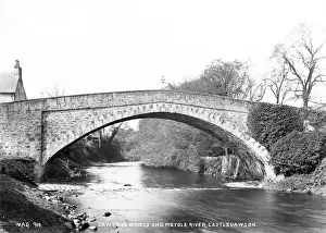 Grafschaft Londonderry Drucke: Dawsonts Brücke und Fluss Moyola, Castledawson