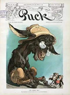 Puck Magazine Cartoons Online Drucke: De-light-ed