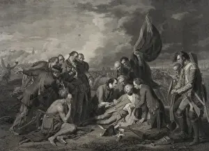 Military History Prints Online Drucke: The death of General Wolfe