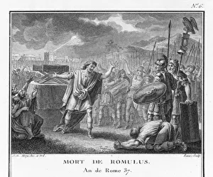 Mary Evans Prints Online Drucke: Death of Romulus, founder of Rome