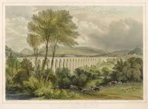 Victorian Engineering Landmarks Drucke: Dee Viaduct / Llangollen