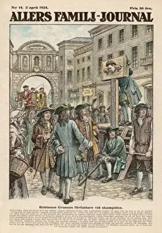 Historical London Scenes Drucke: Defoe in Pillory