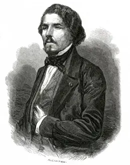 French Artist History Drucke: Delacroix / Linton