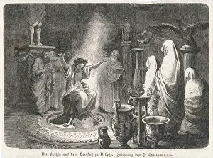 Ancient Greek Oracle Drucke: Delphi Oracle