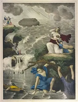 Religious Art Prints Online Drucke: The Deluge Comes