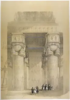 Isis Temple Egypt Drucke: Denderah Temple / Egypt