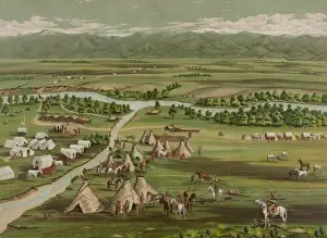 Colorado River Landscape Drucke: Denver in 1859