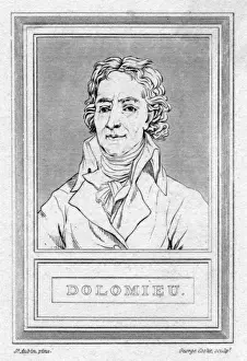 Historical French Scientists Drucke: Deodat Dolomieu
