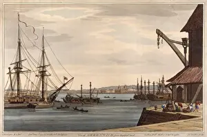 Historic Docks In London Drucke: Deptford Dockyard