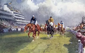 Epsom Derby Winners Drucke: The Derby by Gilbert Holiday